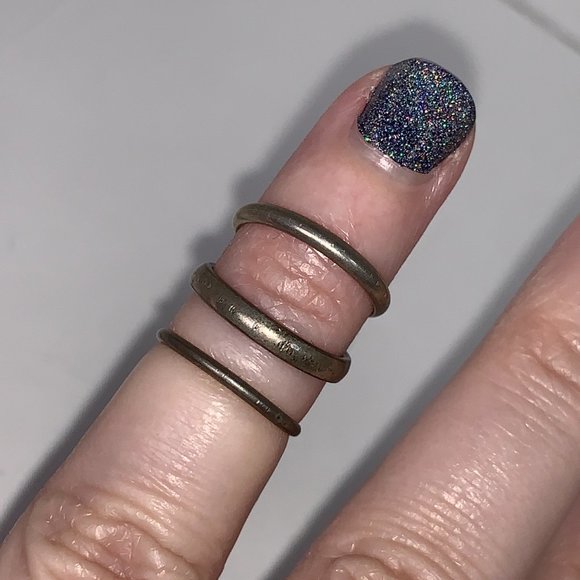 Sterling Silver Thin Plain Band Ring, Size 3 - Picture 4 of 9